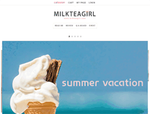 Tablet Screenshot of milkteagirl.com